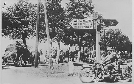 Einmarsch der deutschen Truppen in Polen am 1. September 1939.