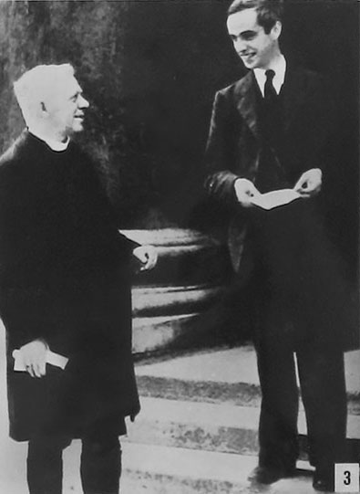 Bischof Bell und Franz Hildebrandt in London.