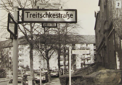 Straßenschild in Berlin Steglitz